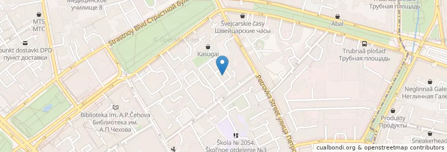 Mapa de ubicacion de Fine Art en Rusia, Центральный Федеральный Округ, Москва, Центральный Административный Округ, Тверской Район.
