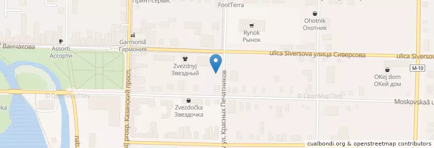 Mapa de ubicacion de Поликлиника платная КОМИР en Rusia, Distrito Federal Central, Óblast De Tver, Вышневолоцкий Городской Округ.