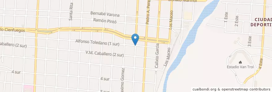 Mapa de ubicacion de Casa de mis padres en 古巴, Guantánamo, Guantánamo, Ciudad De Guantánamo.