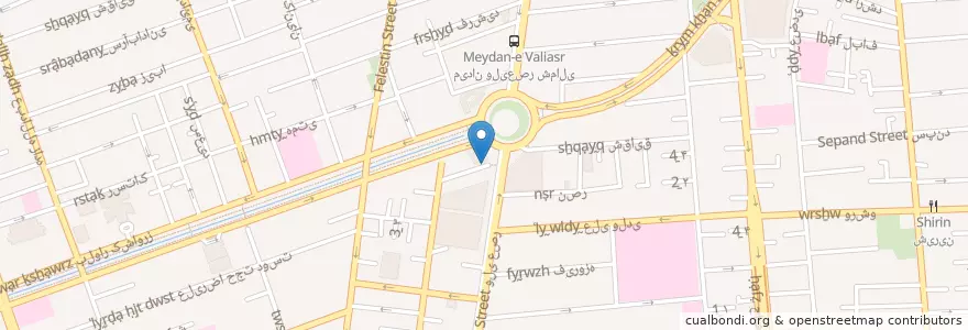 Mapa de ubicacion de سفره خانه سنتی دیوان en Иран, Тегеран, شهرستان تهران, Тегеран, بخش مرکزی شهرستان تهران.