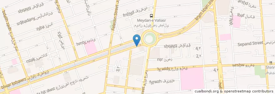 Mapa de ubicacion de هایدا هات en ایران, استان تهران, شهرستان تهران, تهران, بخش مرکزی شهرستان تهران.