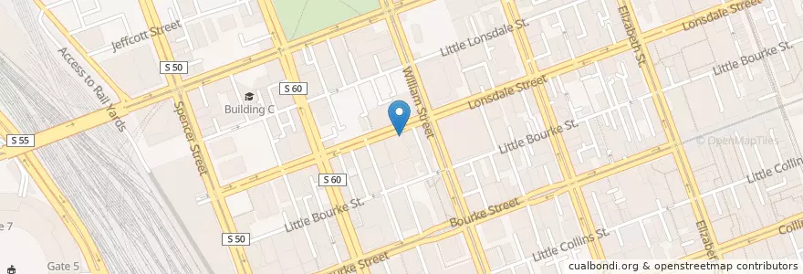 Mapa de ubicacion de Chintaroma en Avustralya, Victoria, City Of Melbourne.
