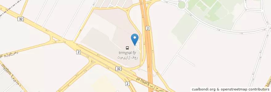 Mapa de ubicacion de پمپ گاز حصارک CNG en ایران, استان البرز, شهرستان کرج, بخش مرکزی شهرستان کرج, کرج.