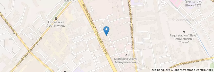 Mapa de ubicacion de Сбербанк en Russie, District Fédéral Central, Moscou, Центральный Административный Округ, Тверской Район.