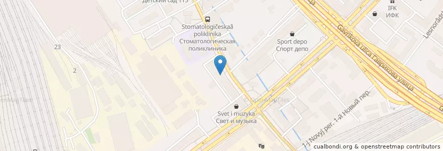 Mapa de ubicacion de For Tutti en Rusland, Centraal Federaal District, Moskou, Центральный Административный Округ, Красносельский Район.