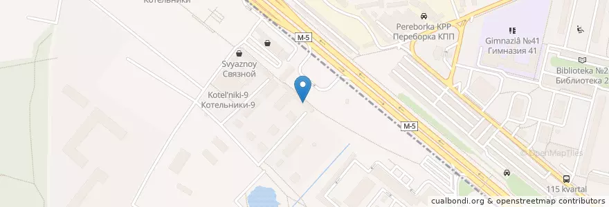 Mapa de ubicacion de Донер Дом en Rusia, Distrito Federal Central, Óblast De Moscú, Городской Округ Люберцы.