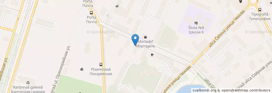 Mapa de ubicacion de Женская консультация en Rusia, Distrito Federal Central, Óblast De Moscú, Пушкинский Городской Округ.
