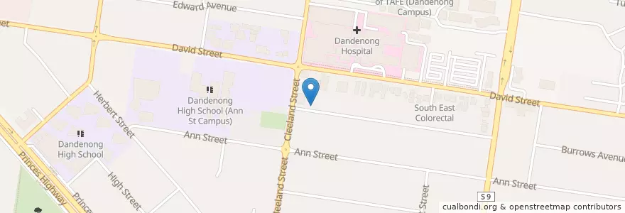 Mapa de ubicacion de Dorevitch Pathology en Australia, Victoria, City Of Greater Dandenong.