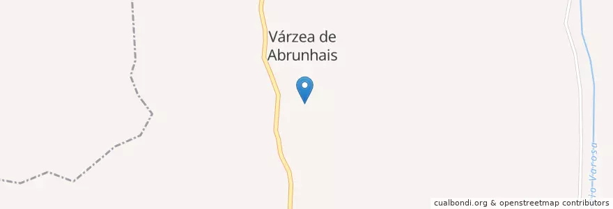 Mapa de ubicacion de Várzea de Abrunhais en ポルトガル, ノルテ, Viseu, Douro, Lamego, Várzea De Abrunhais.