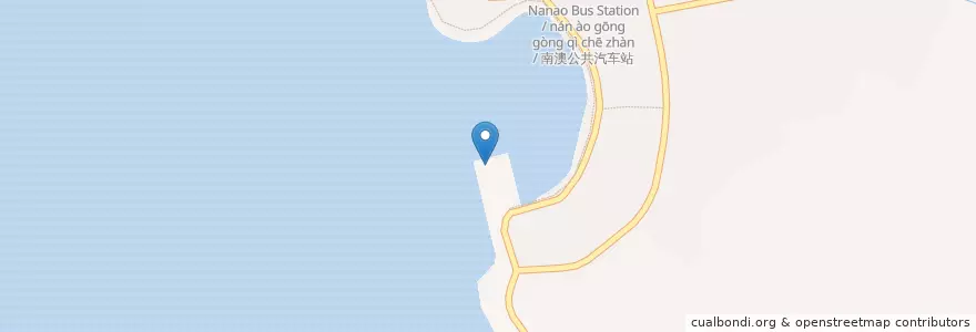 Mapa de ubicacion de 双拥码头 en 中国, 广东省, 深圳市, 龙岗区, 大鹏新区.