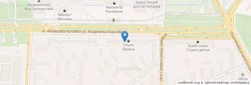 Mapa de ubicacion de Сбербанк en Rusia, Distrito Federal Central, Москва, Северо-Восточный Административный Округ, Останкинский Район.