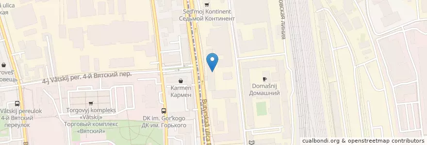 Mapa de ubicacion de Сбербанк en Russia, Distretto Federale Centrale, Москва, Северный Административный Округ, Бутырский Район.