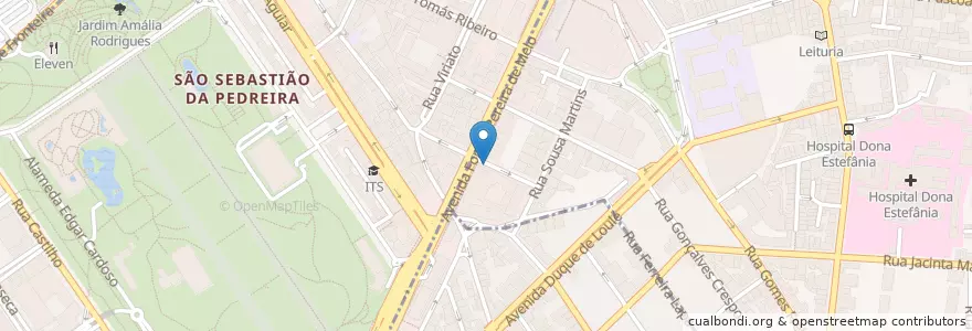 Mapa de ubicacion de Bicicletas Gira Estação 401 en 포르투갈, Área Metropolitana De Lisboa, Lisboa, Grande Lisboa, 리스본.