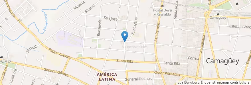 Mapa de ubicacion de Cafetería "El Cafeto" en Küba, Camagüey, Camagüey, Ciudad De Camagüey.