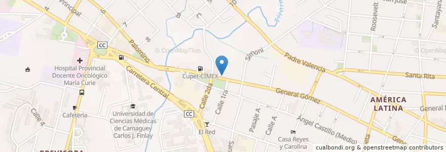 Mapa de ubicacion de Minirestaurante "El Bodegón" en Cuba, Camagüey, Camagüey, Ciudad De Camagüey.