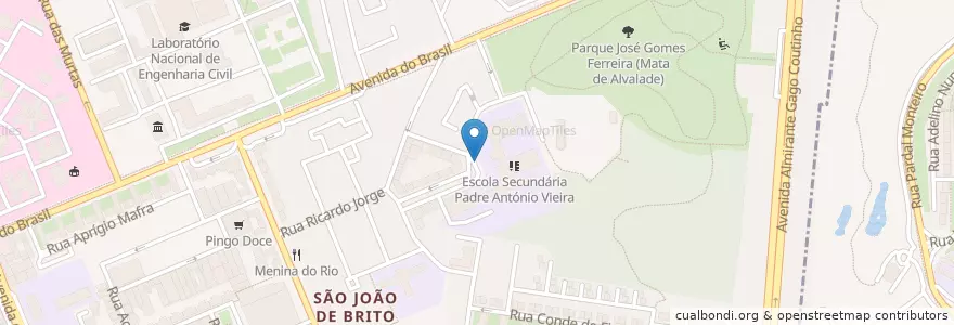 Mapa de ubicacion de Bicicletas Gira Estação 472 en Portugal, Área Metropolitana De Lisboa, Lissabon, Grande Lisboa, Lissabon, Alvalade.