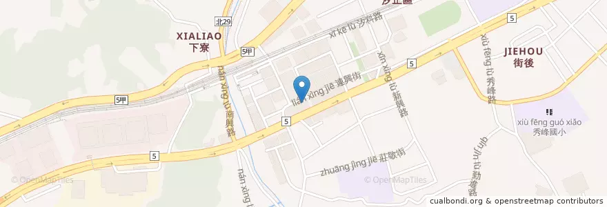 Mapa de ubicacion de 川田小火鍋 en 臺灣, 新北市, 汐止區.