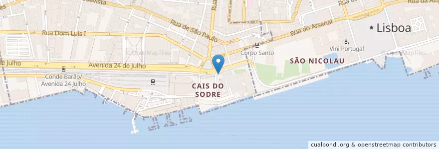 Mapa de ubicacion de Padrão da Hora Legal en 葡萄牙, Lisboa.