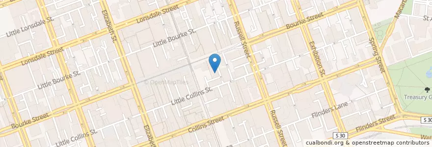 Mapa de ubicacion de Wagyu Fun en Avustralya, Victoria, City Of Melbourne.