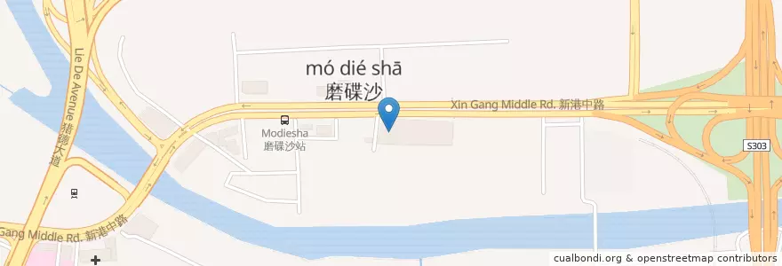 Mapa de ubicacion de Starbucks en 中国, 广东省, 广州市, 海珠区.