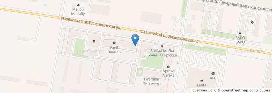Mapa de ubicacion de Пивной порт en Russia, Distretto Federale Siberiano, Territorio Dell'altaj, Городской Округ Барнаул.