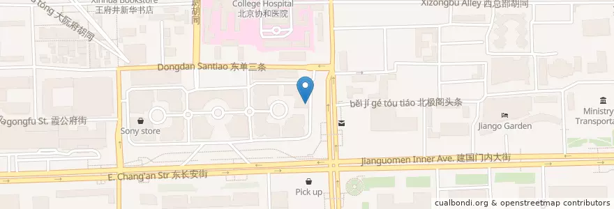 Mapa de ubicacion de 汤城小厨 en Китай, Пекин, Хэбэй, Район Дунчэн.