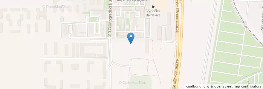 Mapa de ubicacion de 24ч. en ロシア, 南部連邦管区, クラスノダール地方, Городской Округ Краснодар.