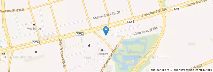 Mapa de ubicacion de 盘子与饺子 en Китай, Фуцзянь, 思明区.