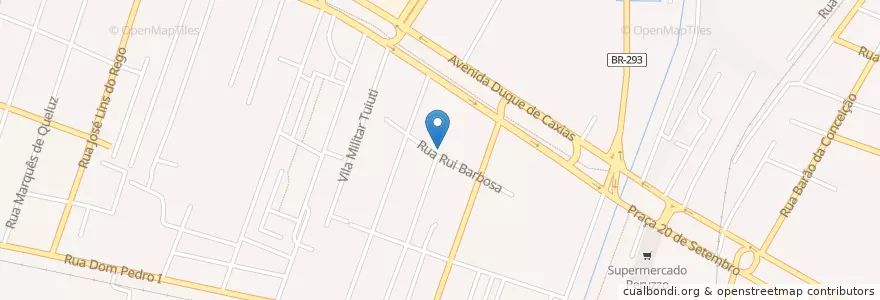Mapa de ubicacion de Kopereck en ブラジル, 南部地域, リオグランデ・ド・スル, Região Geográfica Intermediária De Pelotas, Região Geográfica Imediata De Pelotas, Aglomeração Urbana Do Sul, ペロータス.