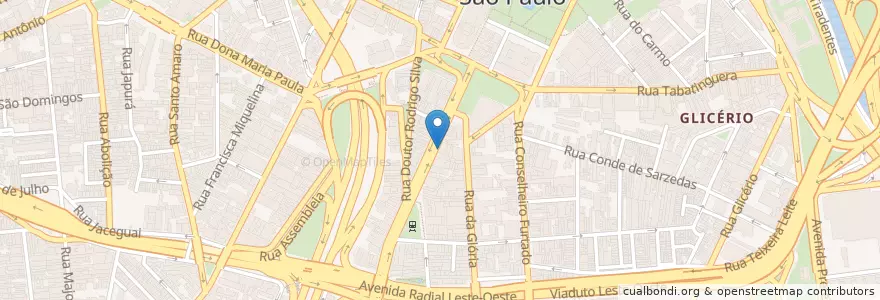 Mapa de ubicacion de Itaú en Brasil, Região Sudeste, São Paulo, Região Geográfica Intermediária De São Paulo, Região Metropolitana De São Paulo, Região Imediata De São Paulo, São Paulo.