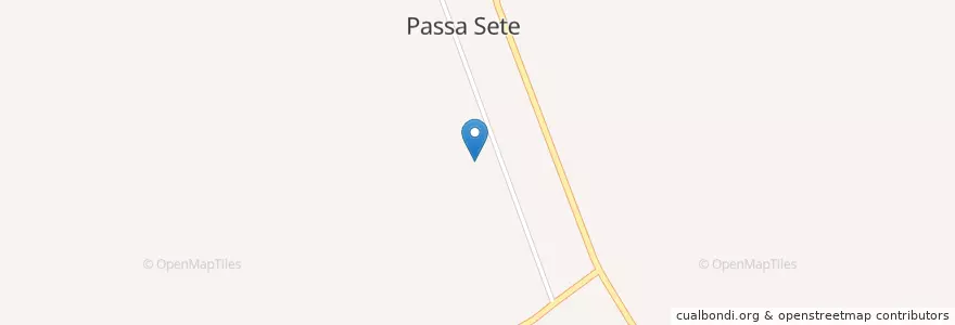 Mapa de ubicacion de Prefeitura Municipal de Passa Sete en برزیل, منطقه جنوب برزیل, ریو گرانده جنوبی, Região Geográfica Intermediária De Santa Cruz Do Sul - Lajeado, Região Geográfica Imediata De Sobradinho, Passa Sete.