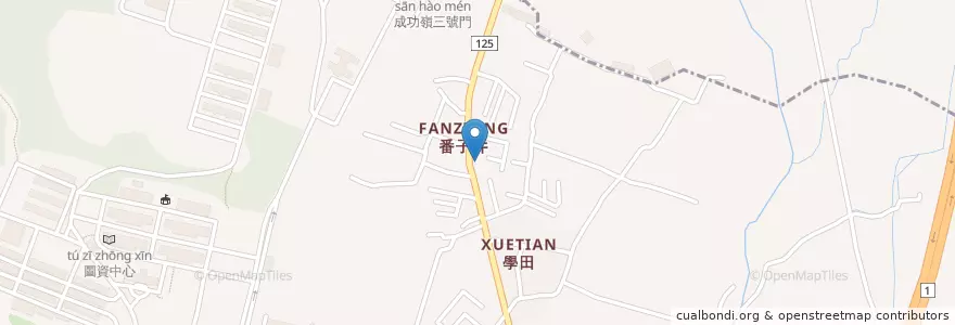 Mapa de ubicacion de 佳豐小吃部 en تايوان, تاي شانغ, 烏日區.