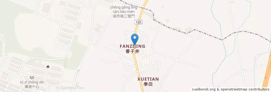 Mapa de ubicacion de 有間早點 en 타이완, 타이중 시.