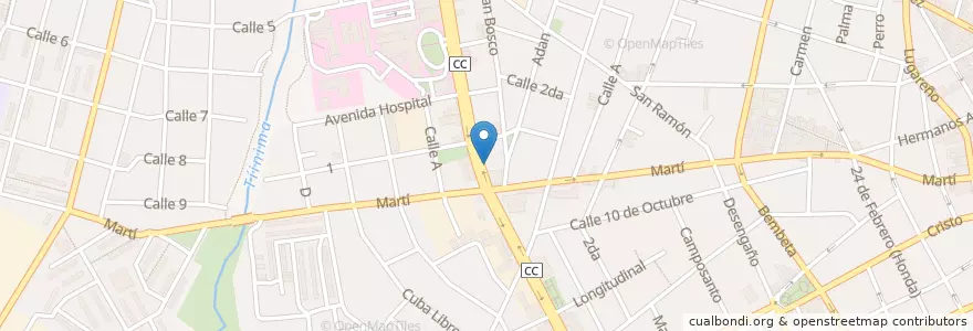 Mapa de ubicacion de Venta de Gomas de Bicicleta en 쿠바, Camagüey, Camagüey, Ciudad De Camagüey.