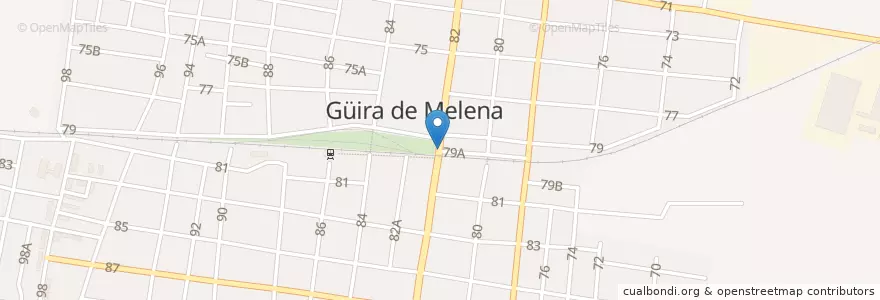 Mapa de ubicacion de Maristany en Küba, Artemisa, Güira De Melena, Ciudad De Güira De Melena.