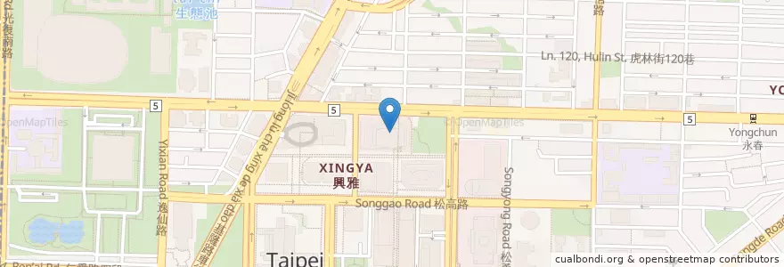Mapa de ubicacion de Yonshin en Taiwan, New Taipei, Taipei, Xinyi District.