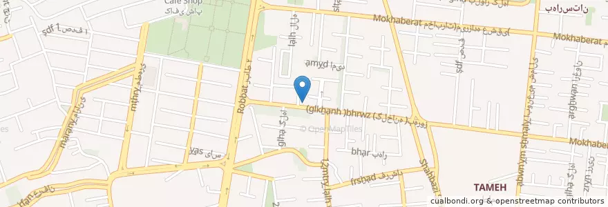Mapa de ubicacion de آمادگی و پیش دبستانی نبوغ برتر en Iran, Isfahan Province, Isfahan County, بخش مرکزی شهرستان اصفهان, Isfahan.