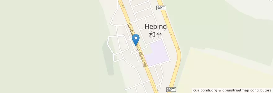Mapa de ubicacion de 鮮堡漢堡 en 臺灣, 臺灣省, 花蓮縣, 秀林鄉.