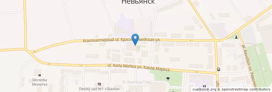 Mapa de ubicacion de Сбербанк en Russland, Föderationskreis Ural, Oblast Swerdlowsk, Горнозаводской Управленческий Округ, Невьянский Городской Округ.