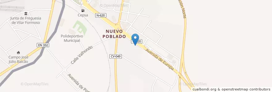 Mapa de ubicacion de Caixabank en España, Castilla Y León, Salamanca, Comarca De Ciudad Rodrigo, Fuentes De Oñoro.