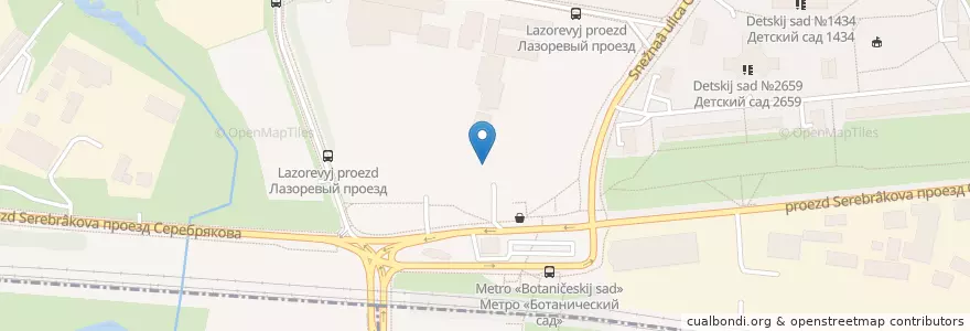 Mapa de ubicacion de Сбербанк en Russland, Föderationskreis Zentralrussland, Moskau, Nordöstlicher Verwaltungsbezirk, Район Свиблово.