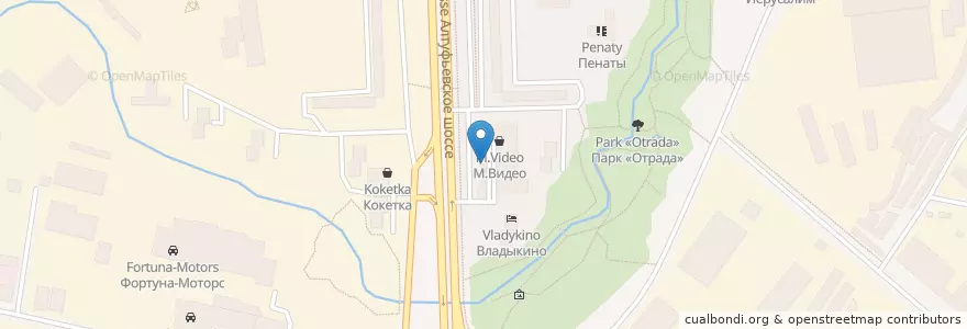 Mapa de ubicacion de Сбербанк en روسيا, Центральный Федеральный Округ, Москва, Северо-Восточный Административный Округ, Район Отрадное.