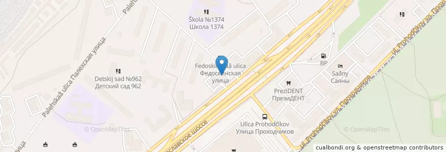 Mapa de ubicacion de Сбербанк en Rusia, Distrito Federal Central, Москва, Северо-Восточный Административный Округ, Ярославский Район.