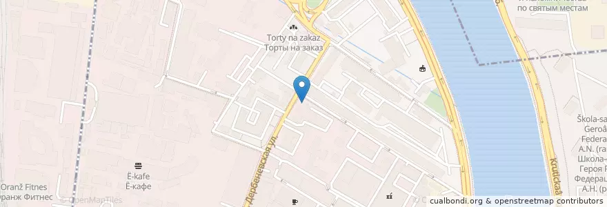 Mapa de ubicacion de Задолбало en Rusia, Distrito Federal Central, Москва, Южный Административный Округ, Distrito Administrativo Central, Даниловский Район.