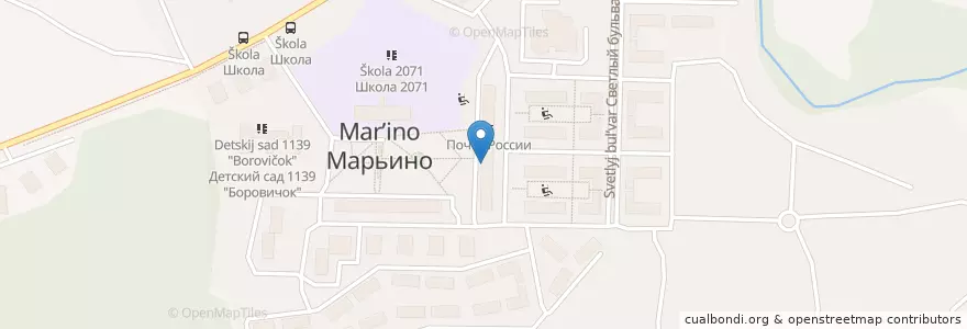 Mapa de ubicacion de Сбербанк en Rússia, Distrito Federal Central, Москва, Новомосковский Административный Округ, Поселение Филимонковское.
