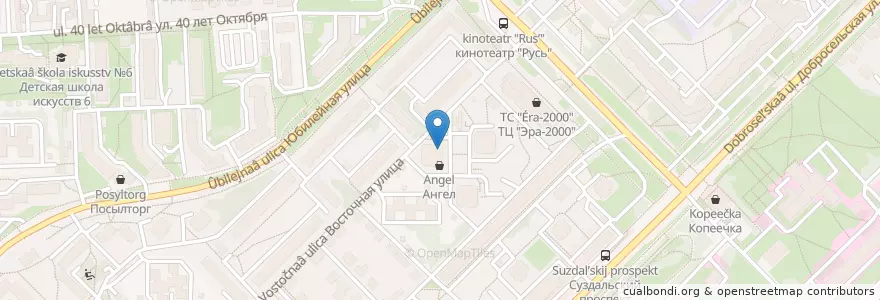 Mapa de ubicacion de М-Дентал en Rússia, Distrito Federal Central, Владимирская Область, Городской Округ Владимир.