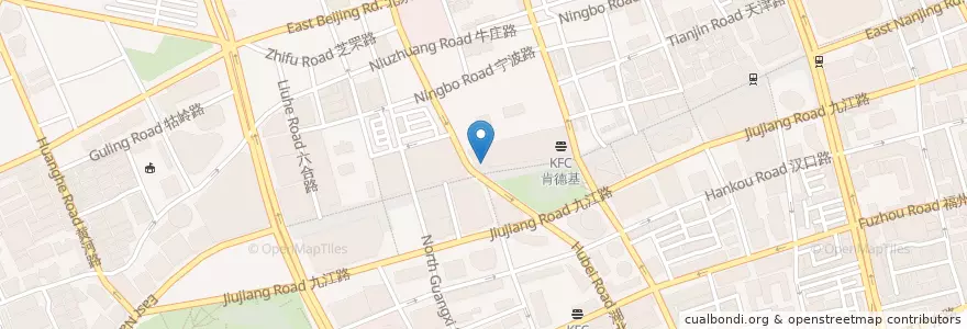 Mapa de ubicacion de 上海第一医药 Shanghai No. 1 Pharmacy en Çin, Şanghay, Huangpu.