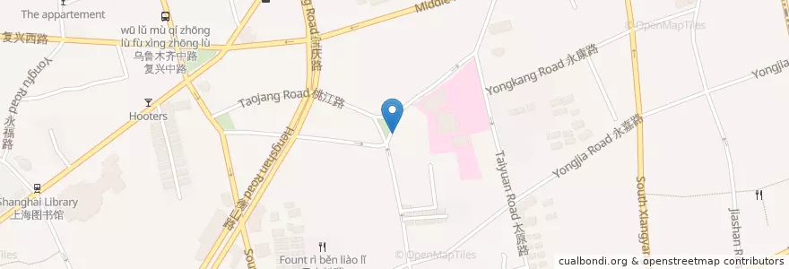 Mapa de ubicacion de Domino's Pizza en China, Shanghai, Xuhui.
