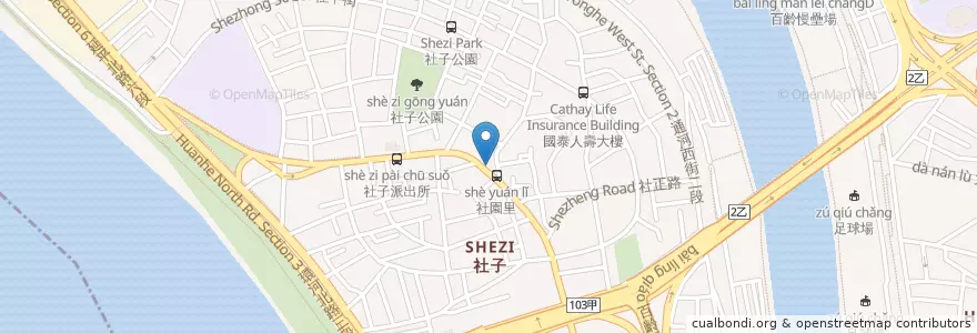 Mapa de ubicacion de 八方雲集 en 臺灣, 新北市, 臺北市, 士林區.