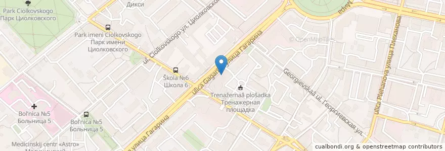Mapa de ubicacion de Аптека40 en Russia, Distretto Federale Centrale, Калужская Область, Городской Округ Калуга.